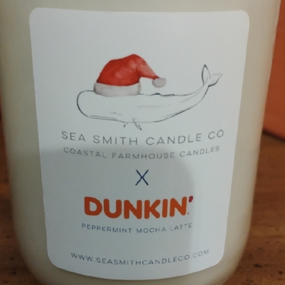 Sea Smith Candle Co Dunkin' Peppermint Mocha Latte Candle